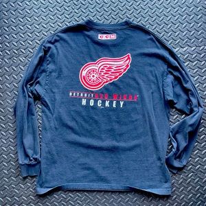 VINTAGE DETROIT REDWINGS NHL CCM TEE
